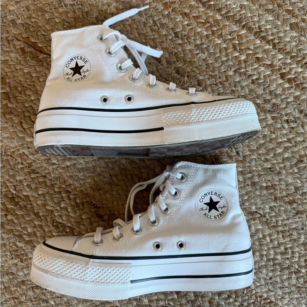 Converse Classic White Canvas High-Tops - Picture 5 of 10